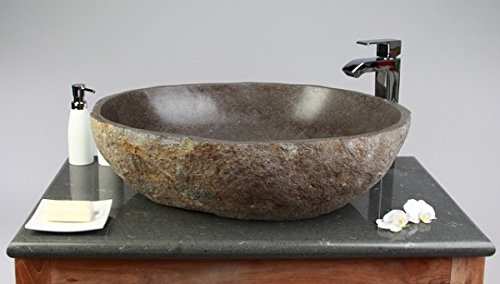  Granit Waschbecken aus Flussstein Bad